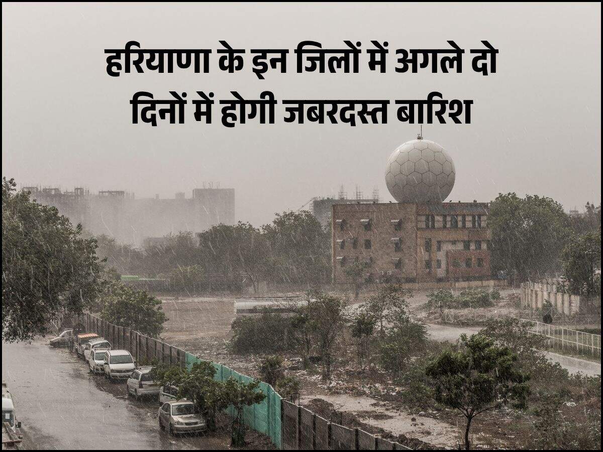 हरियाणा के इन जिलों में अगले दो दिनों में होगी जबरदस्त बारिश