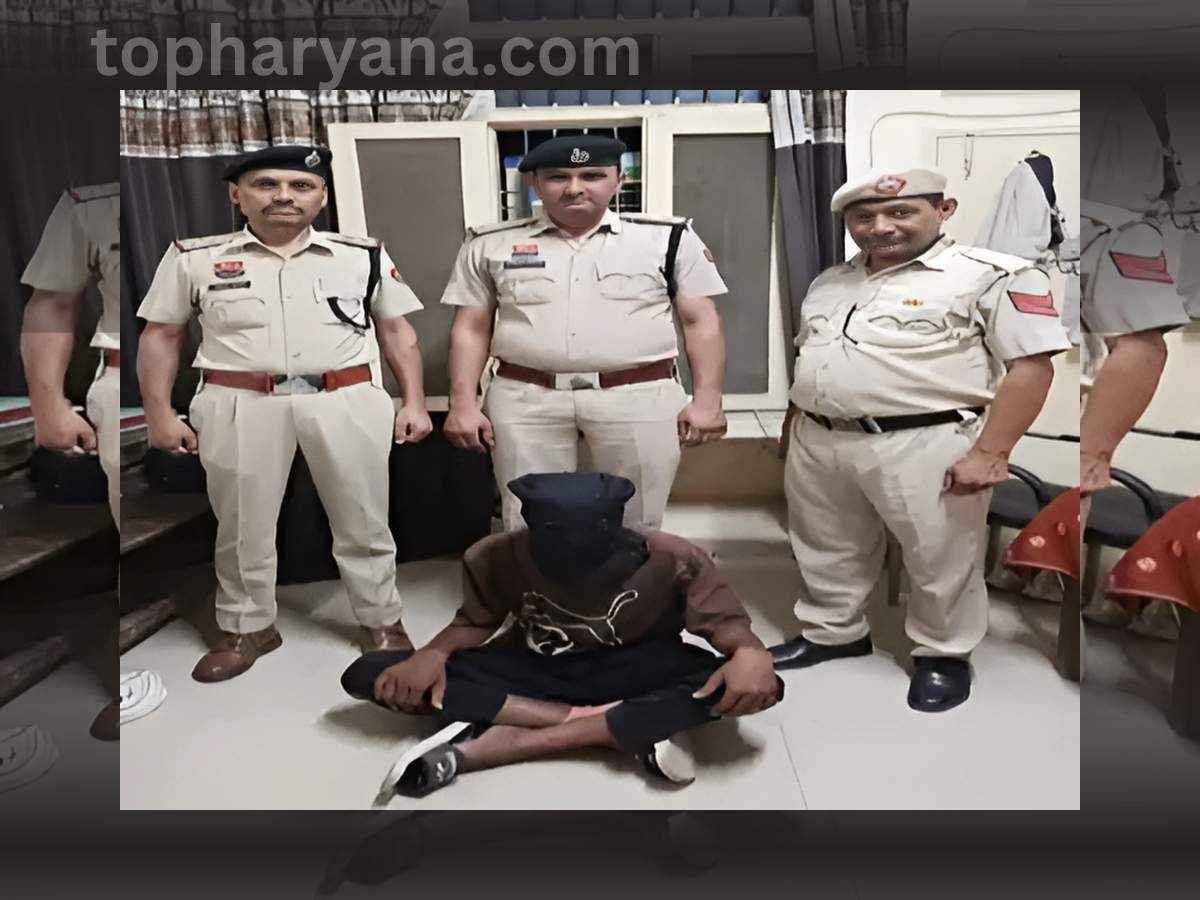 फतेहाबाद पुलिस द्वारा पकड़ गया युवक
