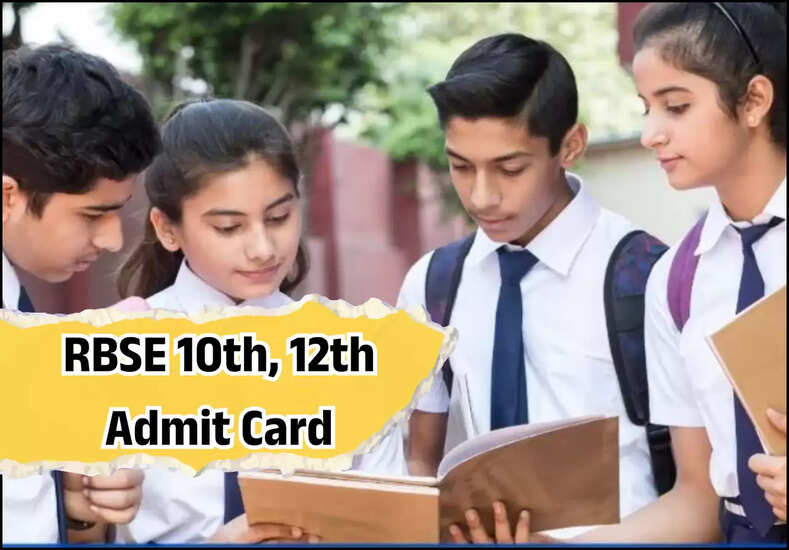 RBSE 10th, 12th Admit Card