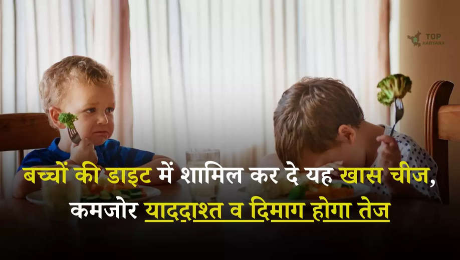 Diet for kids: बच्चों की डाइट में शामिल कर दे यह खास चीज, कमजोर याददाश्त व दिमाग होगा तेज 