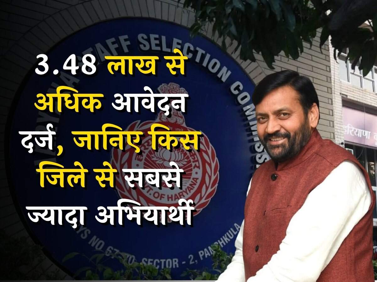 Haryana CET 2025: 13.48 लाख से अधिक आवेदन दर्ज, जानिए किस जिले से सबसे ज्यादा अभियार्थी