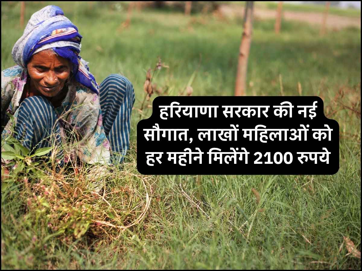 हरियाणा सरकार की नई सौगात, लाखों महिलाओं को हर महीने मिलेंगे 2100 रुपये