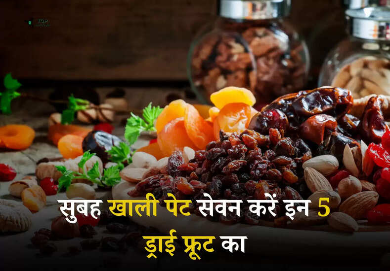 Health Tips: सुबह खाली पेट सेवन करें इन 5 ड्राई फ्रूट का, शरीर की सेहत को अनगिनत फायदे 