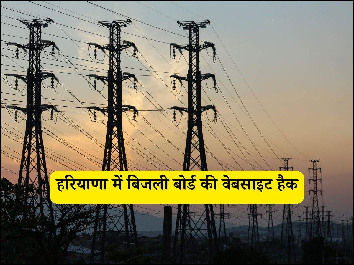 हरियाणा में बिजली बोर्ड की वेबसाइट हैक
