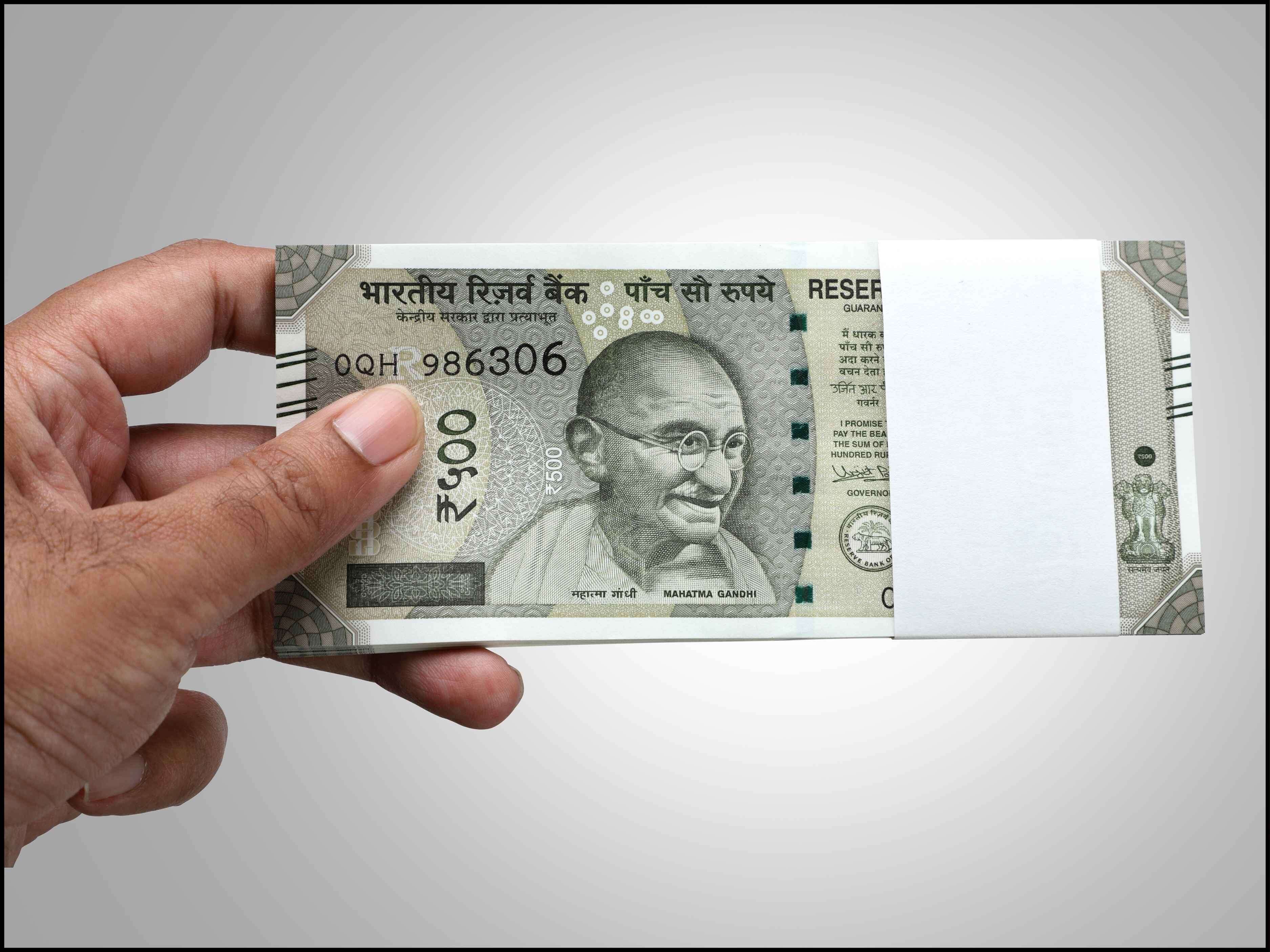 500 रुपये के नोट