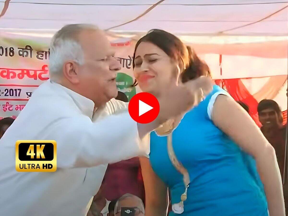 RC Upadhyay Haryanvi Dance: 60 साल के ताऊ के जोश ने स्टेज पर मचा दी धूम, सपना चौधरी वाला जलवा!