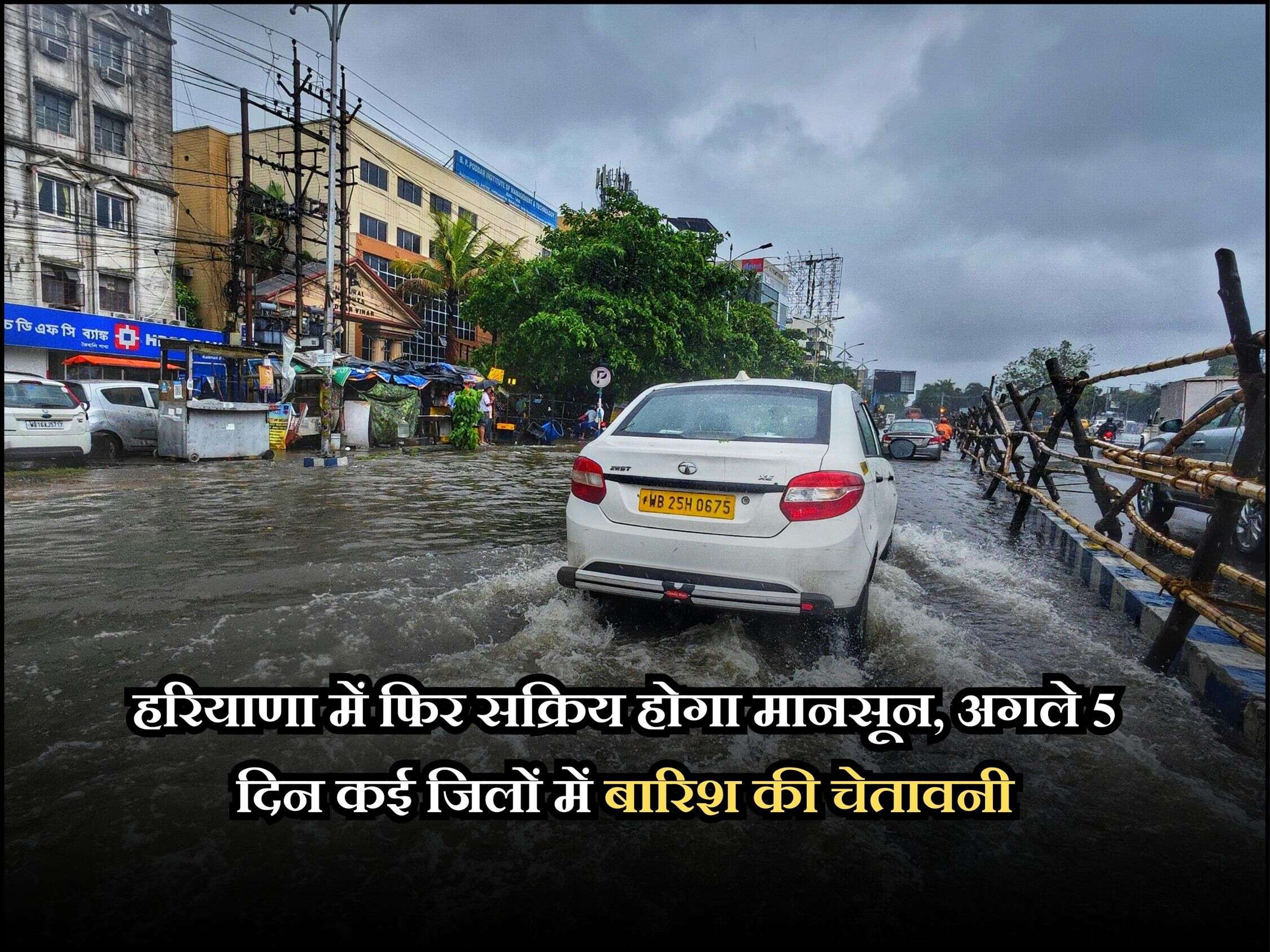 हरियाणा में फिर सक्रिय होगा मानसून, अगले 5 दिन कई जिलों में बारिश की चेतावनी