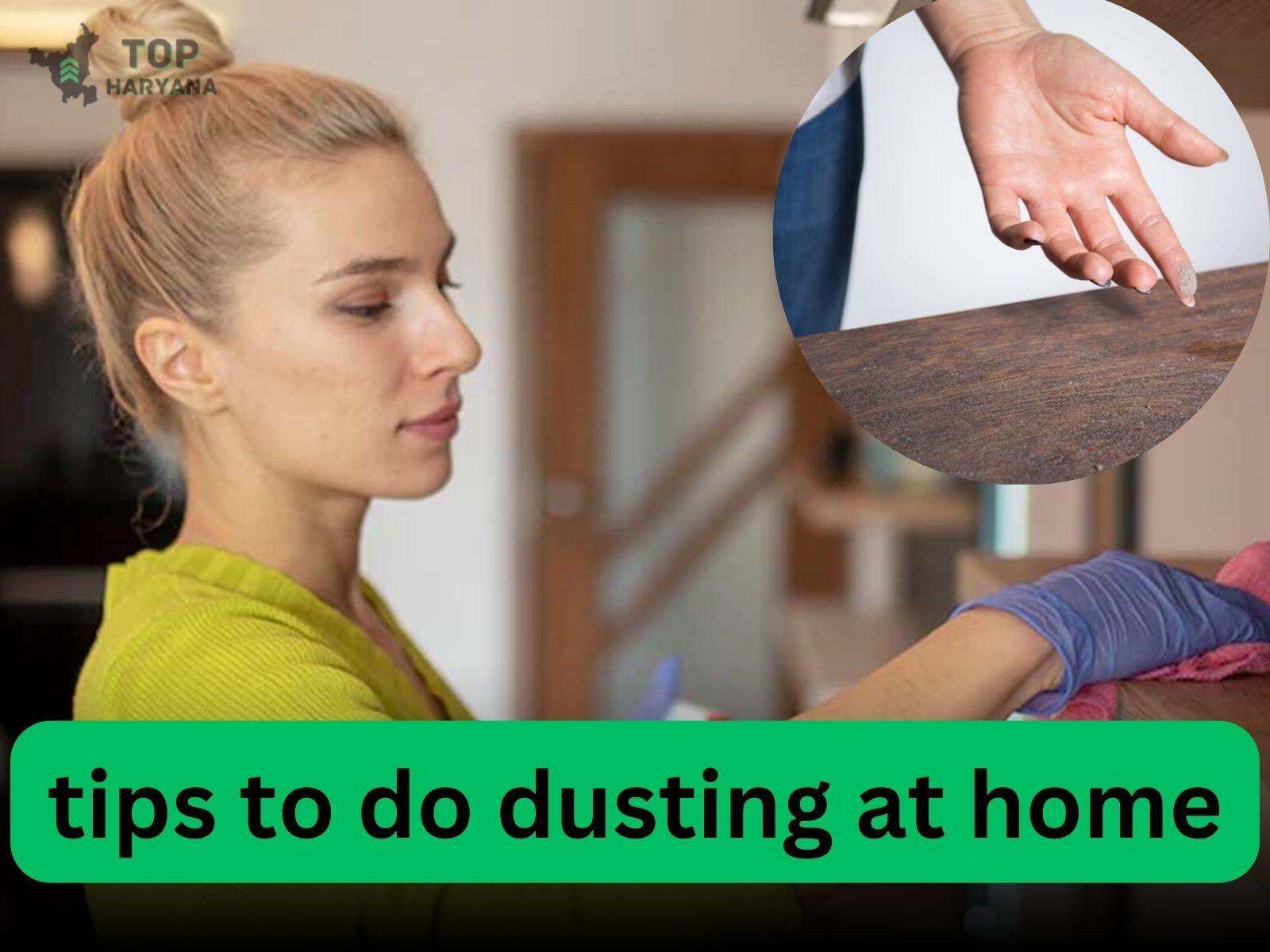 tips to do dusting at home