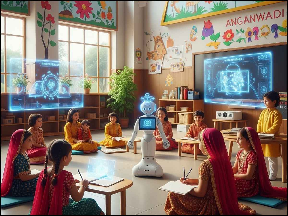 हरियाणा की पहली स्मार्ट आंगनबाड़ी इस जिले में शुरू, AI से पढ़ाई करेंगे बच्चे