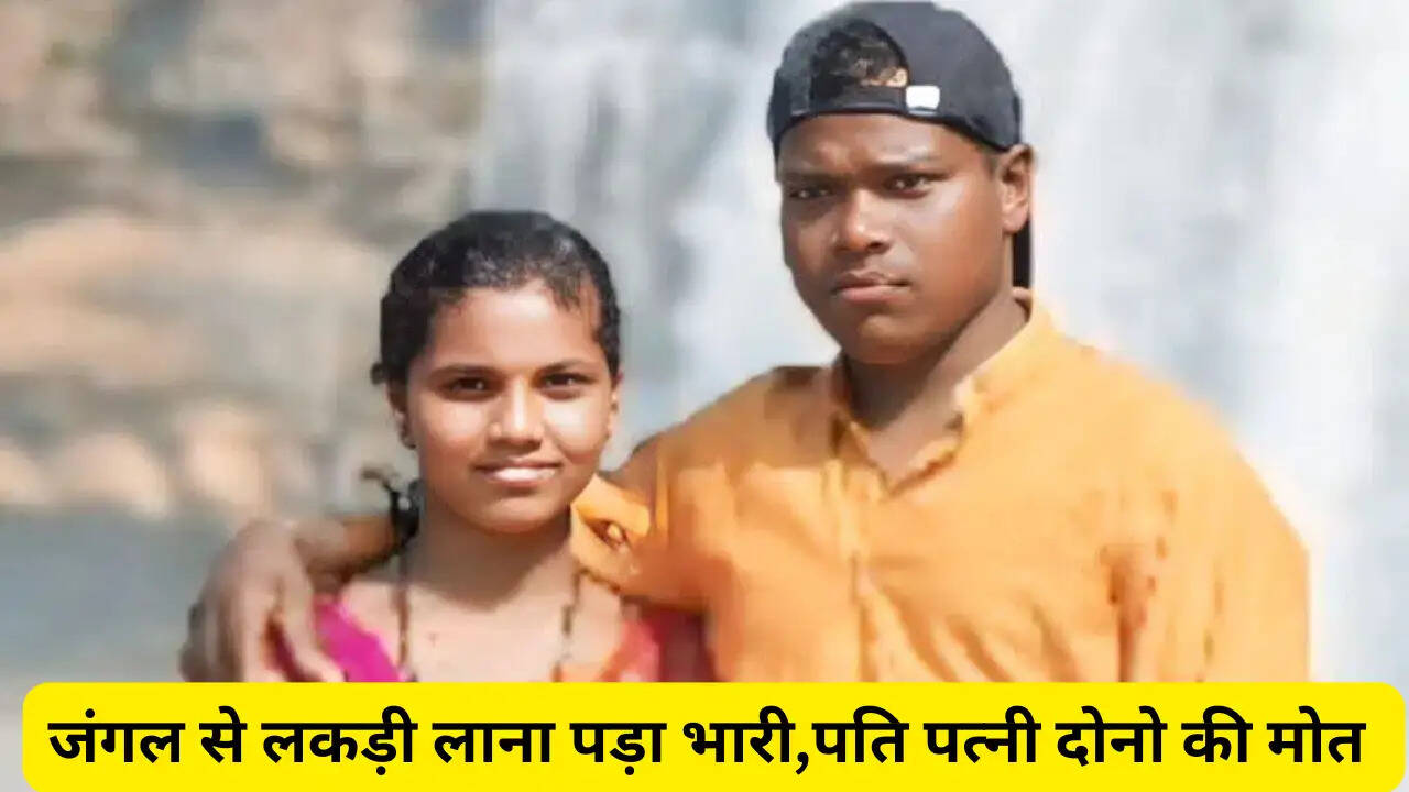 घर का चुल्हा जलाने के लिए जंगल से लकड़ी लाना पड़ा भारी,पति पत्नी दोनो अपनी जान से हाथ धो बैठे..