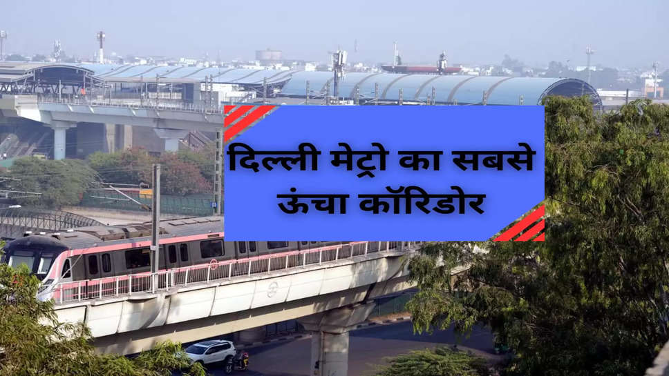 Delhi Metro: दिल्ली मेट्रो का सबसे ऊंचा कॉरिडोर, बनकर हुआ तैयार, जानें इसकी विशेषता 