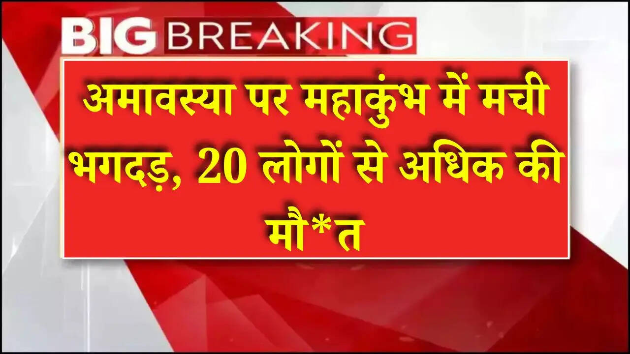 Mahakumbh News: अमावस्या पर महाकुंभ में मची भगदड़, 20 लोगों से अधिक की मौ*त, जानें पूरी जानकारी