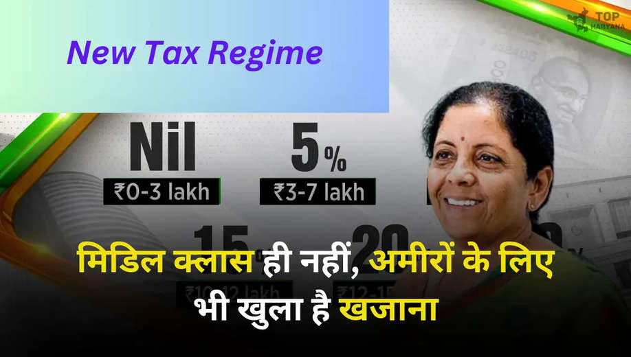 New Tax Regime: मिडिल क्लास ही नहीं, अमीरों के लिए भी खुला है खजाना, जानें इस साल का बजट 