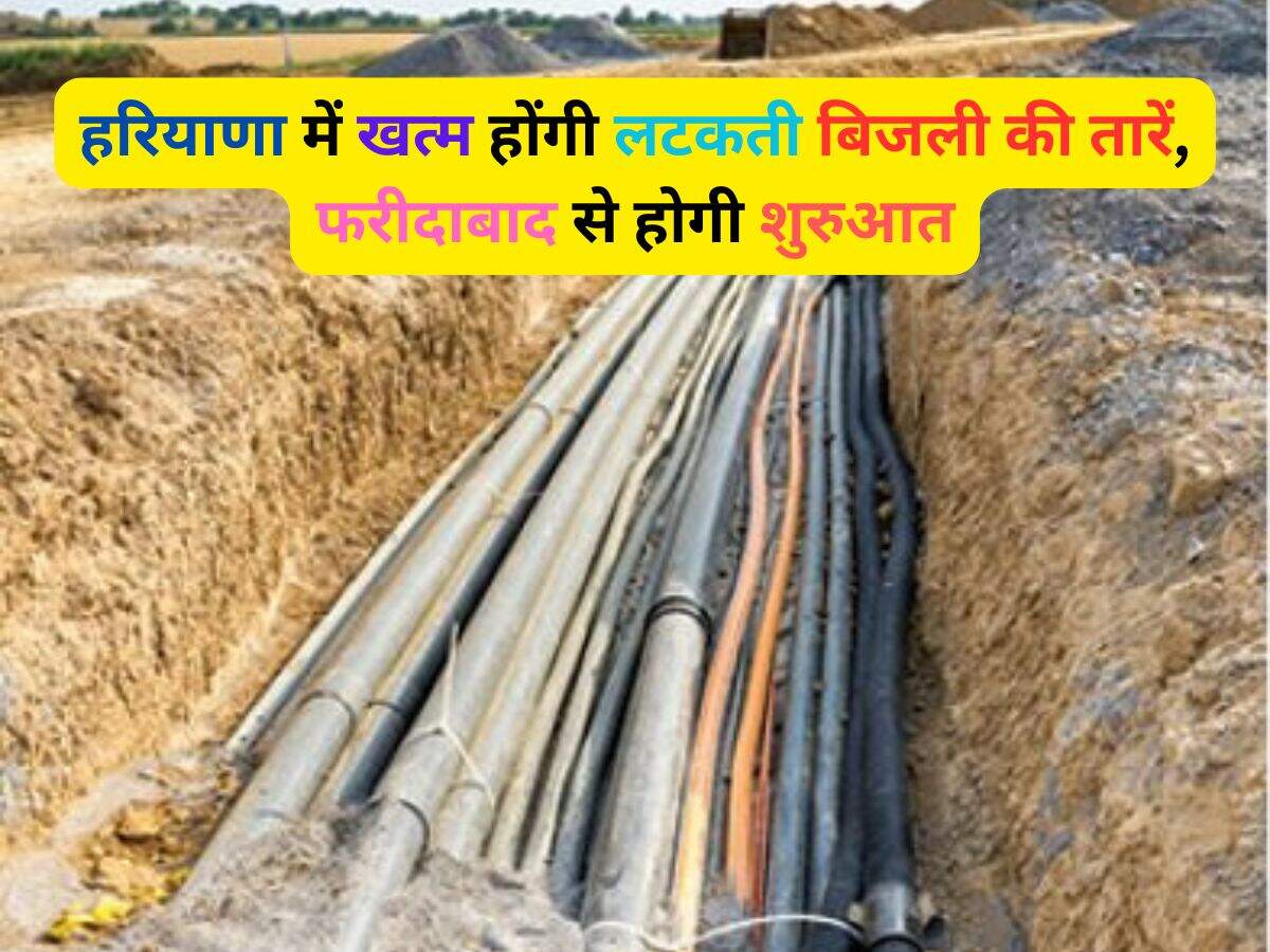 Haryana News: हरियाणा में खत्म होंगी लटकती बिजली की तारें, फरीदाबाद से होगी शुरुआत