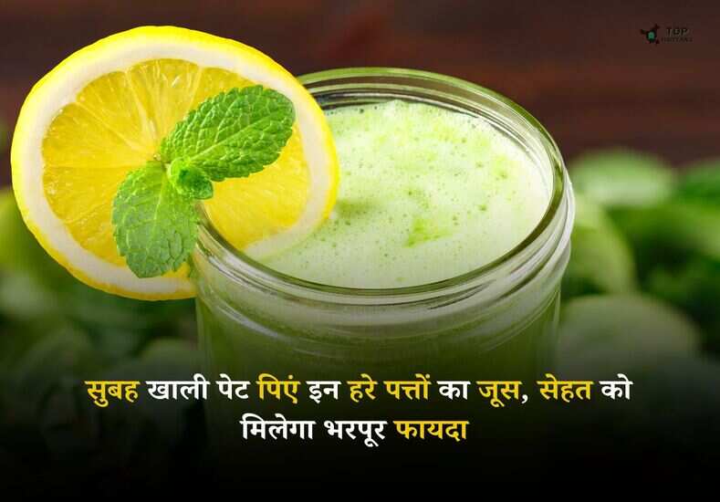Healthy Juice: सुबह खाली पेट पिएं इन हरे पत्तों का जूस, दिमाग और सेहत को मिलेगा भरपूर फायदा
